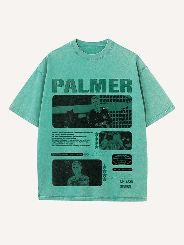 Cole Palmer Print Round Neck T-shirt