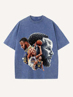 Stephen Curry Print Round Neck T-shirt