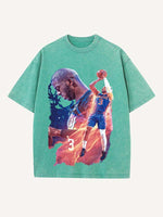 Chris Paul Print Round Neck T-shirt