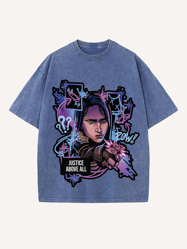 Arcane Print Round Neck T-shirt