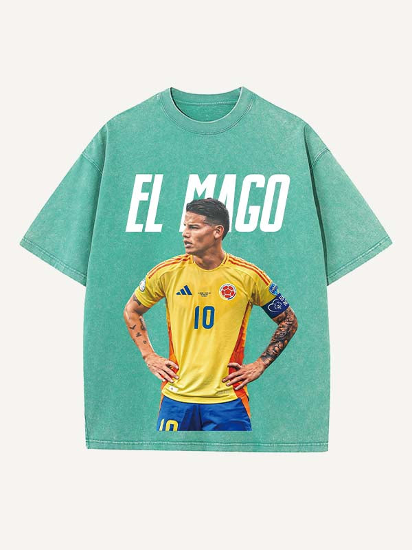 James Rodríguez Print Round Neck T-shirt