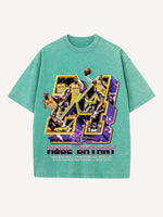 Kobe Bryant Print Round Neck T-shirt