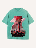 Lewis Hamilton Print Round Neck T-shirt