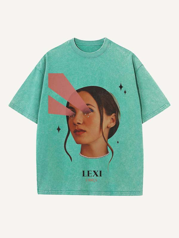 Euphoria Print Round Neck T-shirt