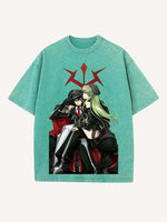 Code Geass Print Round Neck T-shirt