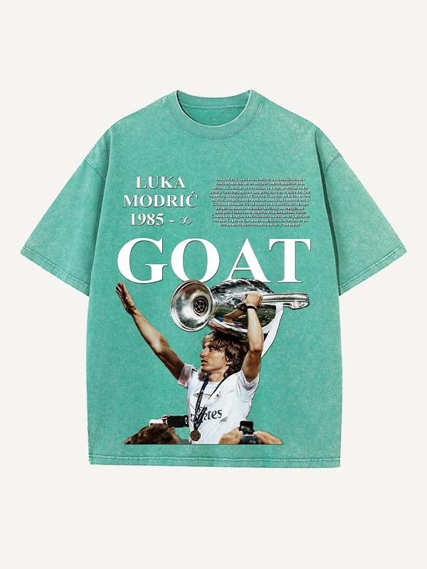 Luka Modrić Print Round Neck T-shirt