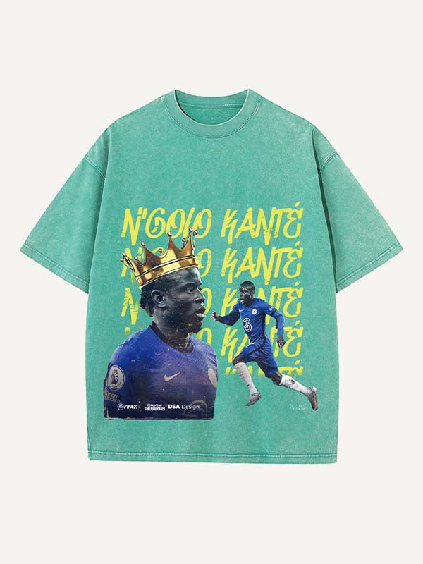 N'Golo Kanté Print Round Neck T-shirt