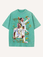 Jude Bellingham Print Round Neck T-shirt