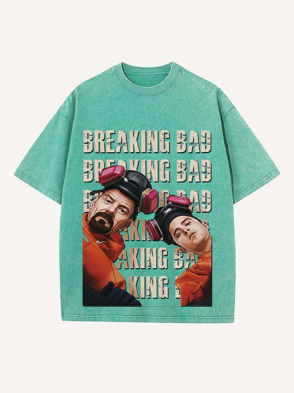 Breaking Bad Print Round Neck T-shirt