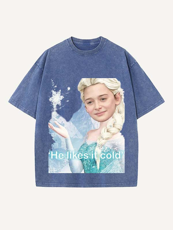 Stranger Things Print Round Neck T-shirt