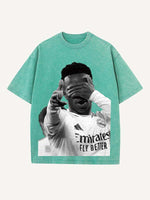 Vinícius Júnior Print Round Neck T-shirt