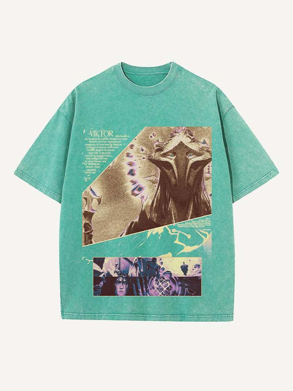 Arcane Print Round Neck T-shirt