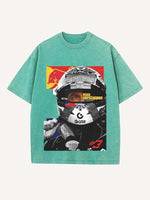 Max Verstappen Print Round Neck T-shirt