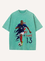 N'Golo Kanté Print Round Neck T-shirt