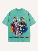 Raphinha Print Round Neck T-shirt