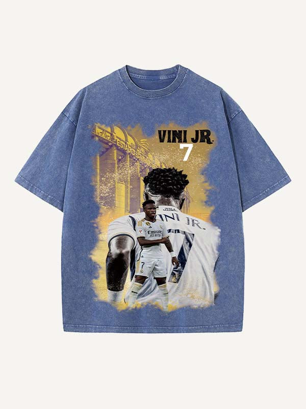 Vinícius Júnior Print Round Neck T-shirt