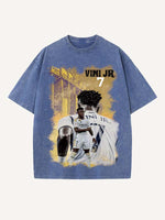 Vinícius Júnior Print Round Neck T-shirt