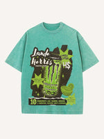 Lando Norris Print Round Neck T-shirt