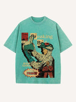Breaking Bad Print Round Neck T-shirt