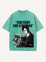 Arcane Print Round Neck T-shirt