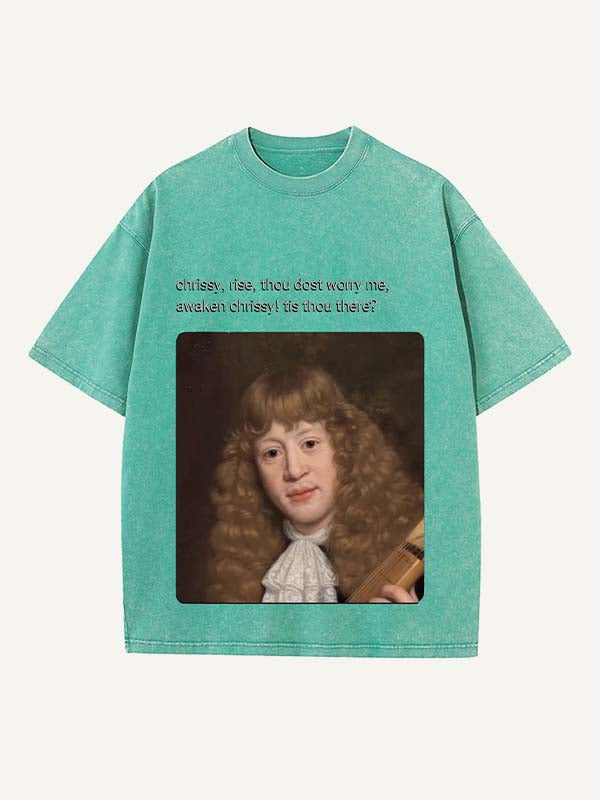 Stranger Things Print Round Neck T-shirt