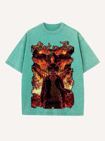 Attack on Titan Print Round Neck T-shirt