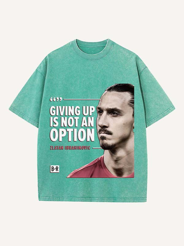 Zlatan Ibrahimović Print Round Neck T-shirt