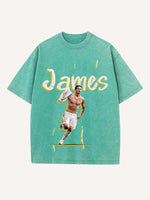 James Rodríguez Print Round Neck T-shirt