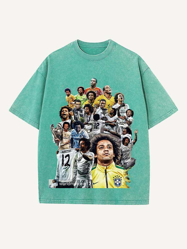Marcelo Print Round Neck T-shirt