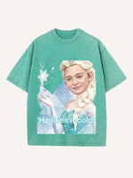 Stranger Things Print Round Neck T-shirt