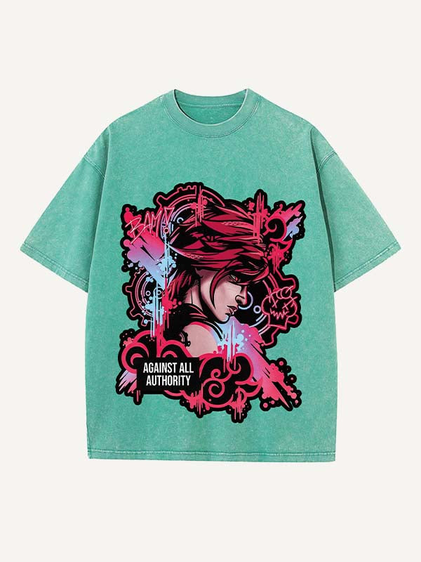 Arcane Print Round Neck T-shirt