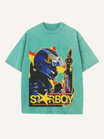 Max Verstappen Print Round Neck T-shirt