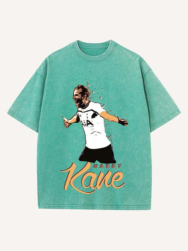 Harry Kane Print Round Neck T-shirt