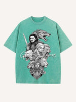 Game of Thrones Print Round Neck T-shirt