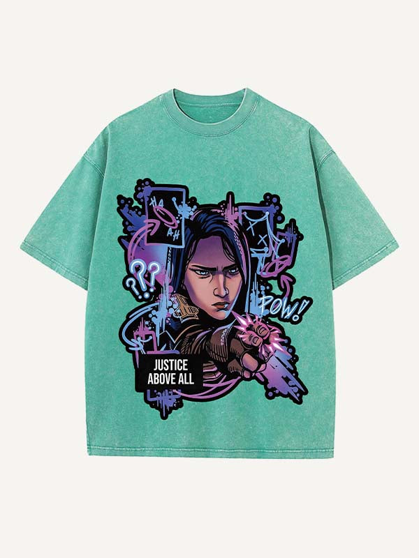Arcane Print Round Neck T-shirt
