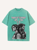 The Last of Us Print Round Neck T-shirt