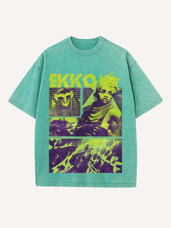 Arcane Print Round Neck T-shirt