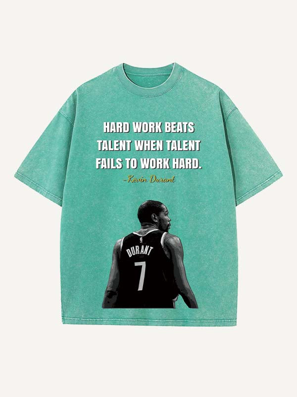 Kevin Durant Print Round Neck T-shirt