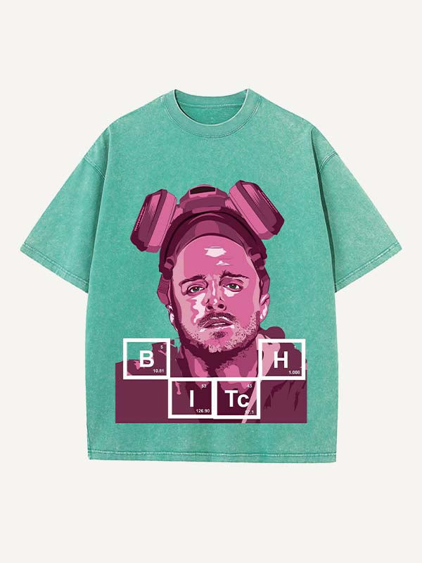 Breaking Bad Print Round Neck T-shirt