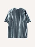 Butterfly&Graphic&Letter&Stripe Print V Neck T-shirt