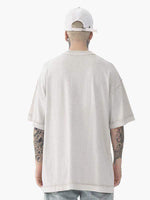 Ghost Print Round Neck T-shirt