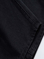 Solid Color Drawstring Waist Jeans