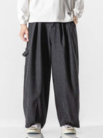 Elastic Waist Wide Leg Jeans