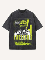 Lando Norris Print Round Neck T-shirt