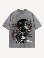 Paul Pogba Print Round Neck T-shirt