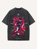 Pedri Print Round Neck T-shirt