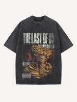 The Last of Us Print Round Neck T-shirt