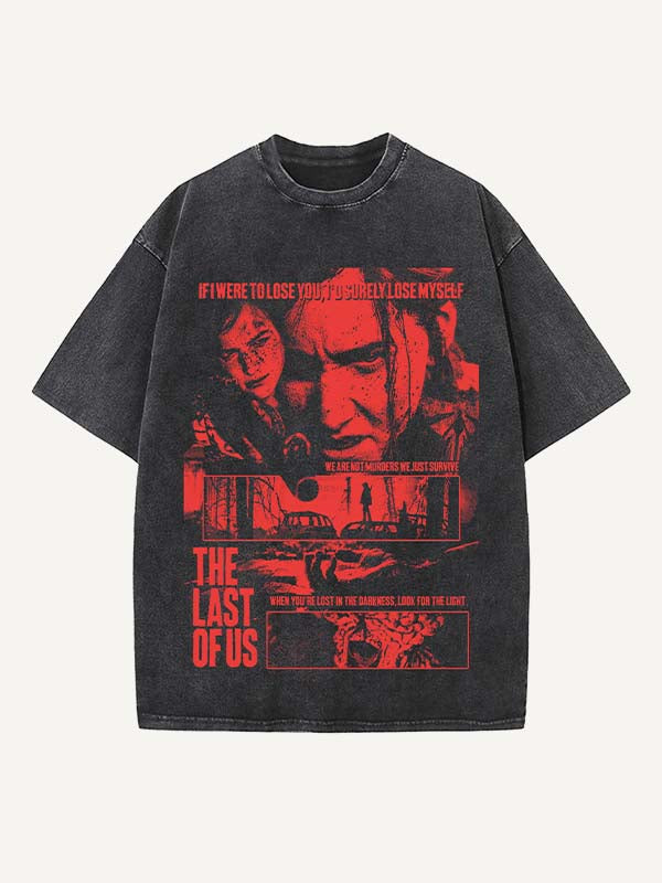 The Last of Us Print Round Neck T-shirt