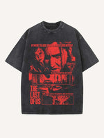 The Last of Us Print Round Neck T-shirt