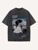 Pierre Gasly Print Round Neck T-shirt